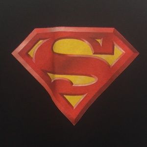 Superman Logo Navy T-Shirt